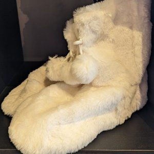 Xl 11/12 Faux Fir Booties Slippers